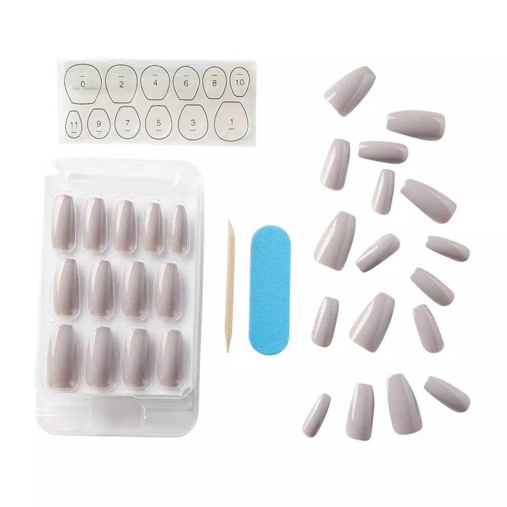 Kiss Nails Gel Ready To Wear Fake Nails Modern Art, 28 Ea