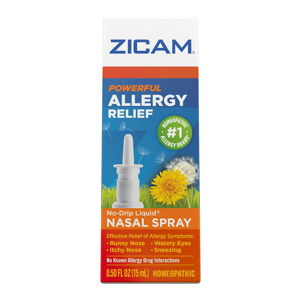 Zicam Powerful Allergy Relief Non-Drowsy Liquid Nasal Spray, 0.5 Oz