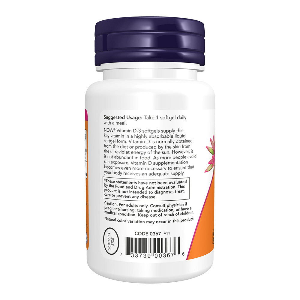 Now Food Vitamin D 2000 IU, 120 Ea