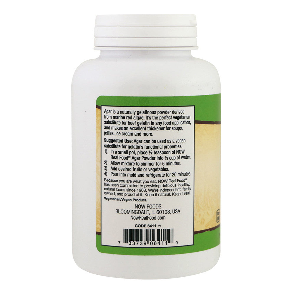 Now Food Agar Pure Powder Kosher, 5 Oz