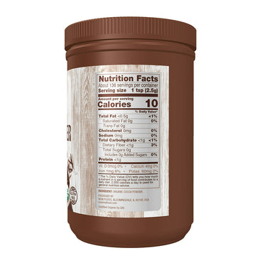 Now Foods Organic Cocoa Powder, 12 Oz