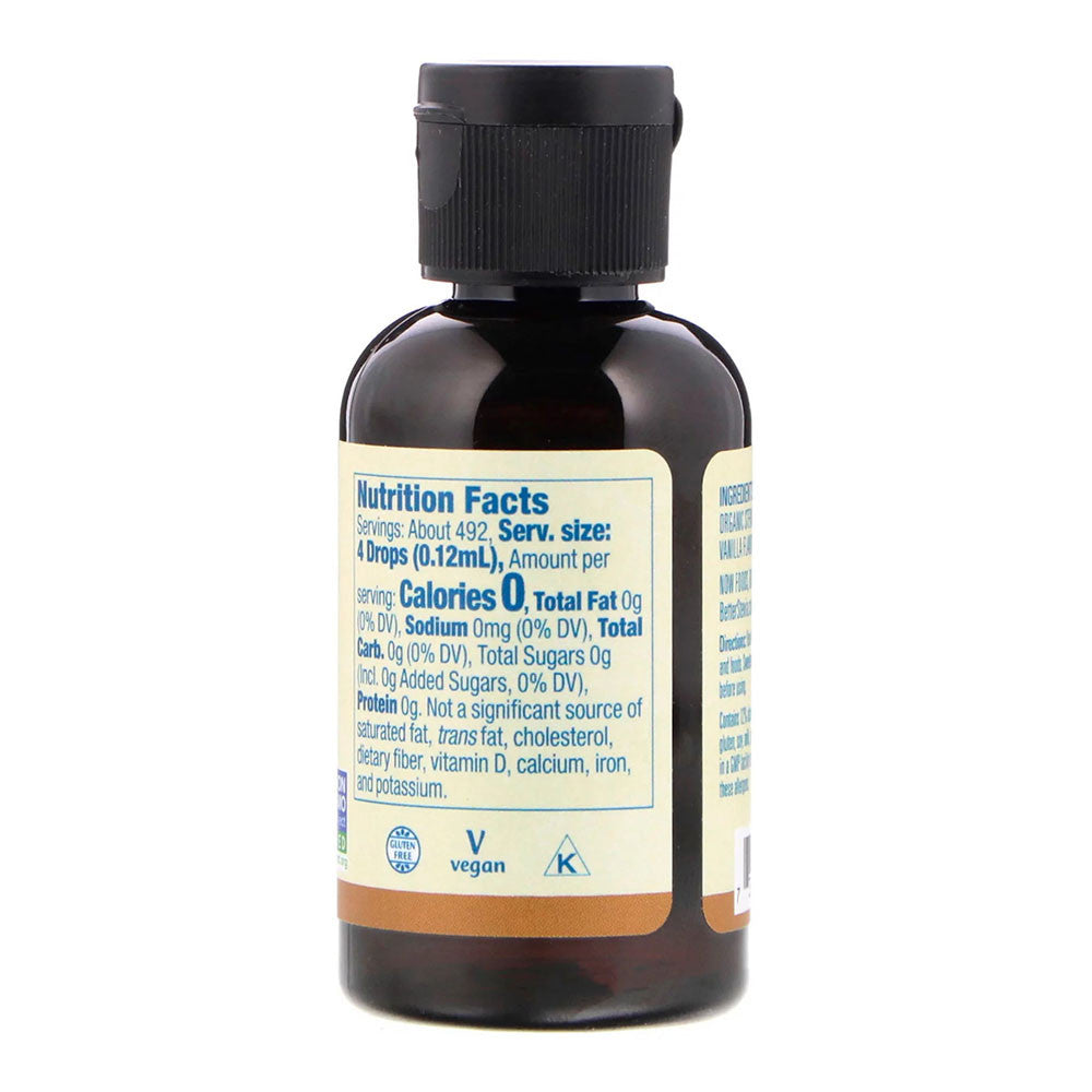 Now Real Foods Better Stevia French Vanilla Liquid Sweetner, 2 Oz