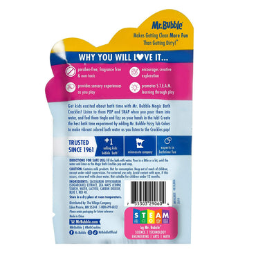 Mr Bubble Magic Bath Crackles, 12 Ea