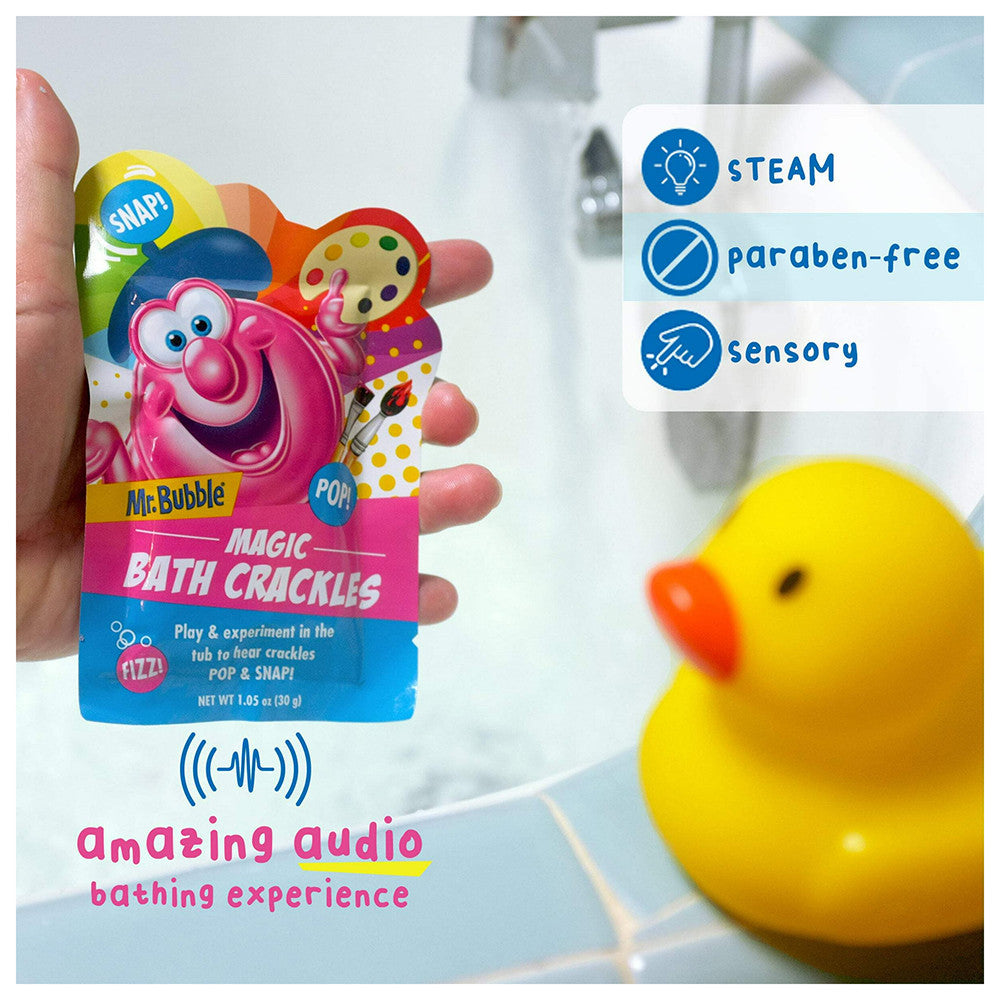 Mr Bubble Magic Bath Crackles, 12 Ea