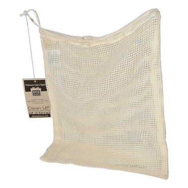 Eco bags Products Net Sack Produce Bag Organic Cotton, 1 Ea
