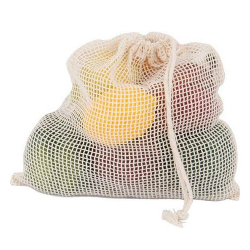 Eco Bags Organic Produce Medium Net Sack with Drawstring 10 x 12, 1 Ea