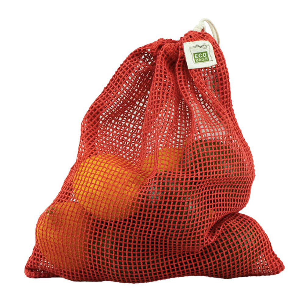 Eco Bags Organic Medium Chili Net Drawstring Bag, 1 Ea