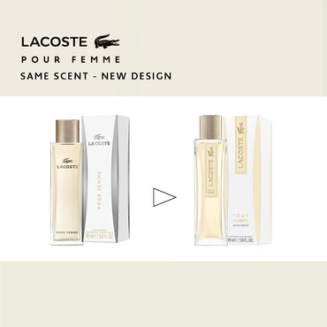 Lacoste Pour Femme EDP Perfume for Women, 3 Oz