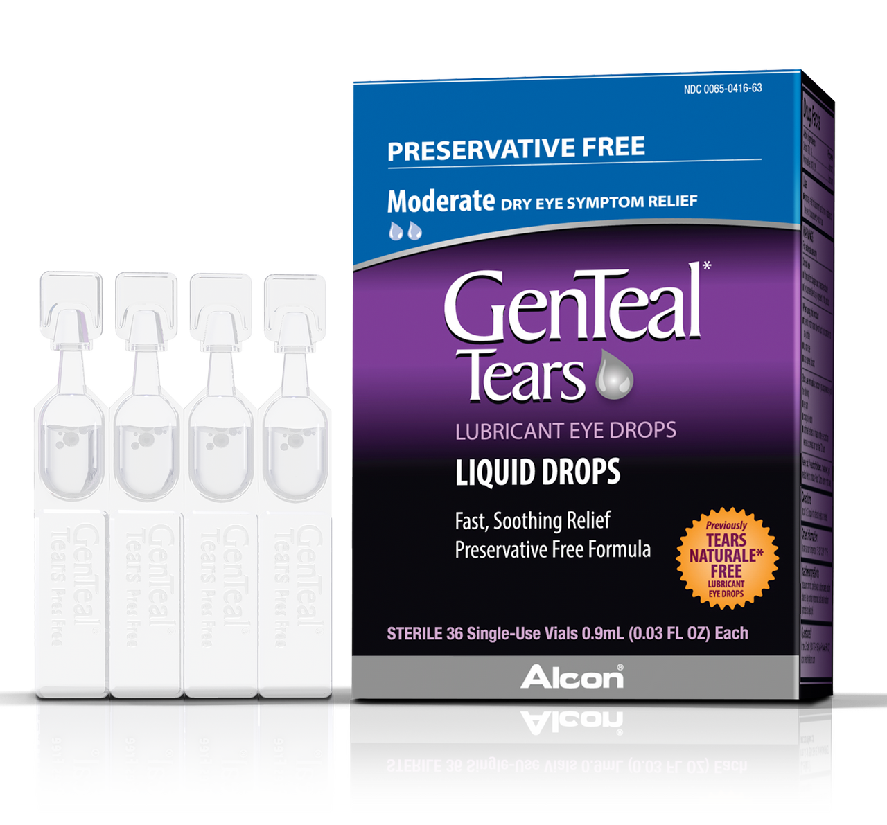 GenTeal Tears Lubricant Eye Drops, 0.03 Oz