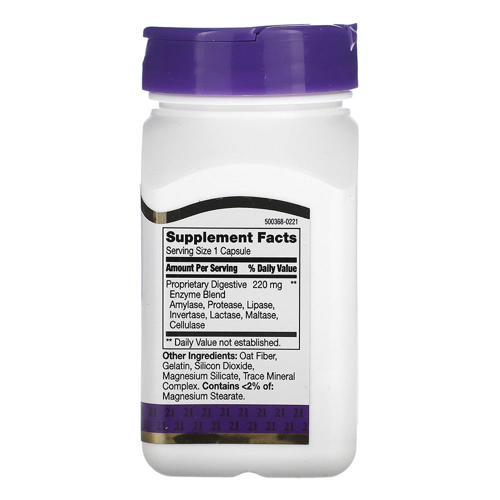 21st Century Digestive Enzymes Supplement Capsules, 60 Ea