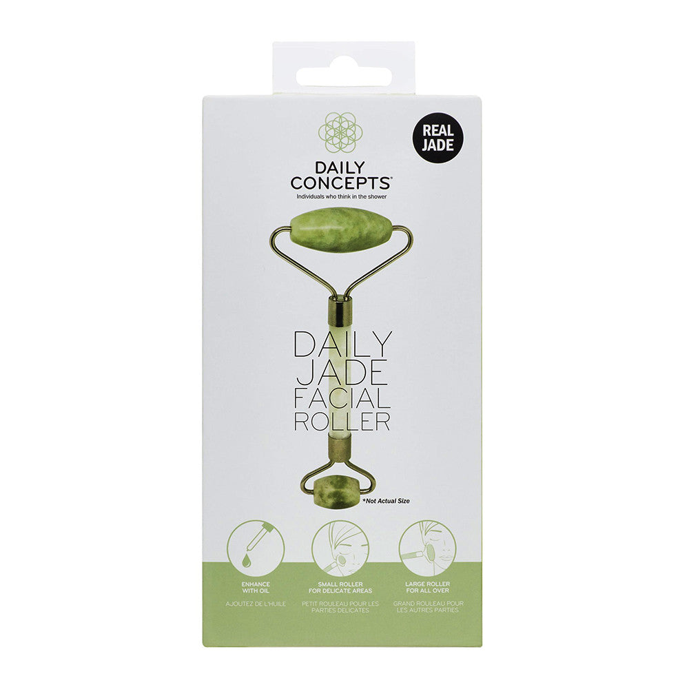 Daily Concepts Daily Facial Roller Two Stone Heads, Reduce Swelling, 1 Ea