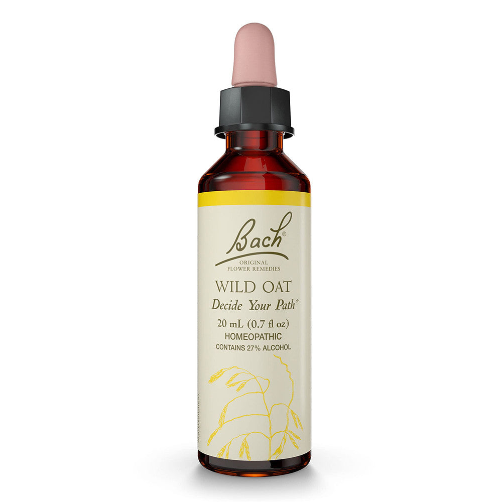 Bach Original Flower Essences For Naturally Occurring Nervous Tension, Wild Oat, 20 Ml
