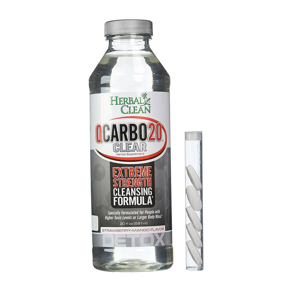 Herbal Clean Same Day Premium Detox Drink Q Carbo, Strawbreey And Mango, 20 Oz