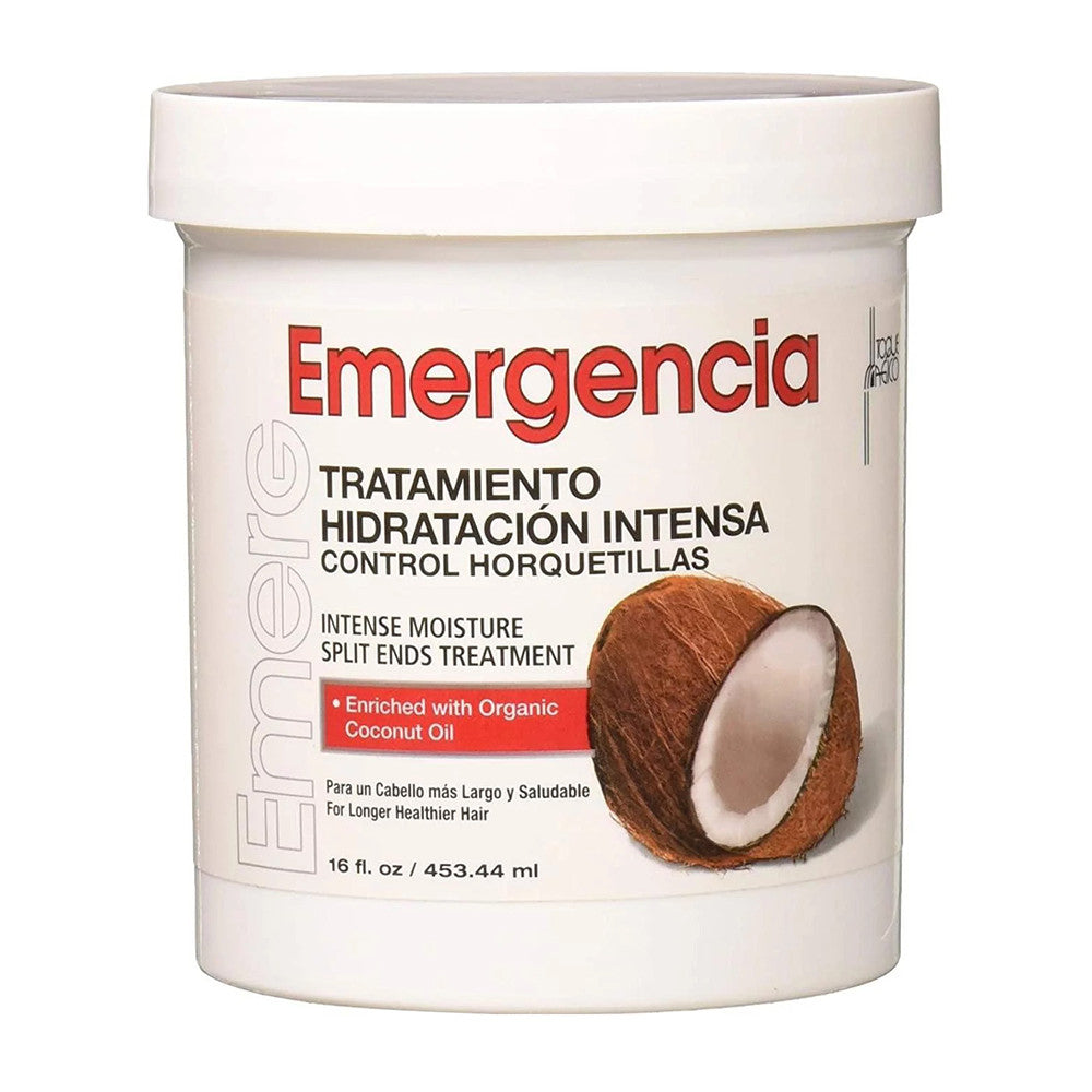 Emergencia Intense Moisture Split Ends Treatment with Coconut Oil, 16 Oz