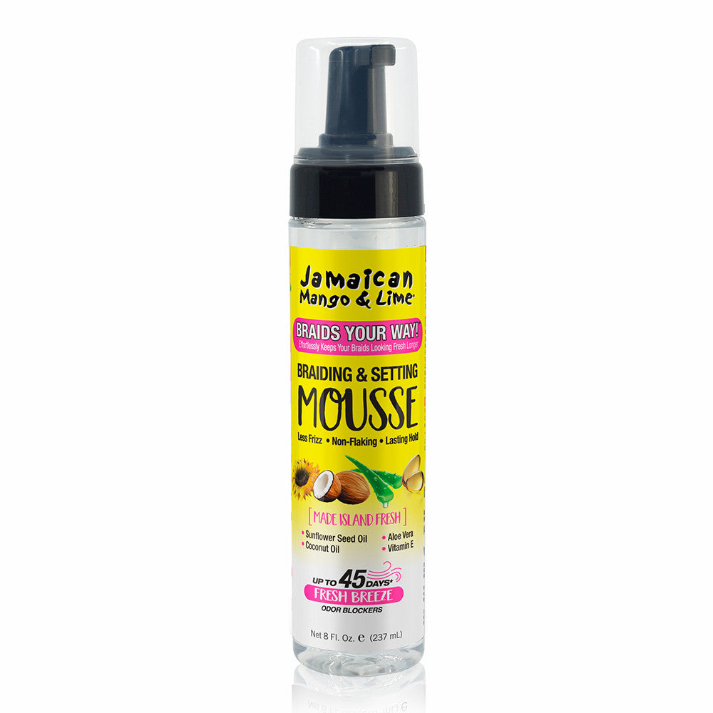 Jamaican Mango and Lime Braids Your Way Braiding and Setting Mousse, 8 Oz