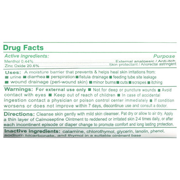 Calmoseptine Ointment to Prevent and Heal Skin Irritations, 4 Oz, 12 Pack