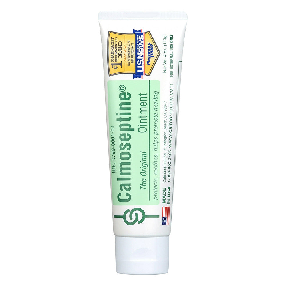 Calmoseptine Ointment Tube To Heal Skin Irritations, 4 Oz