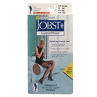 Jobst Ultrasheer Pantyhose Waist High 8 Inches-15 Inches, Classic Black, Size: Large - 1 Each