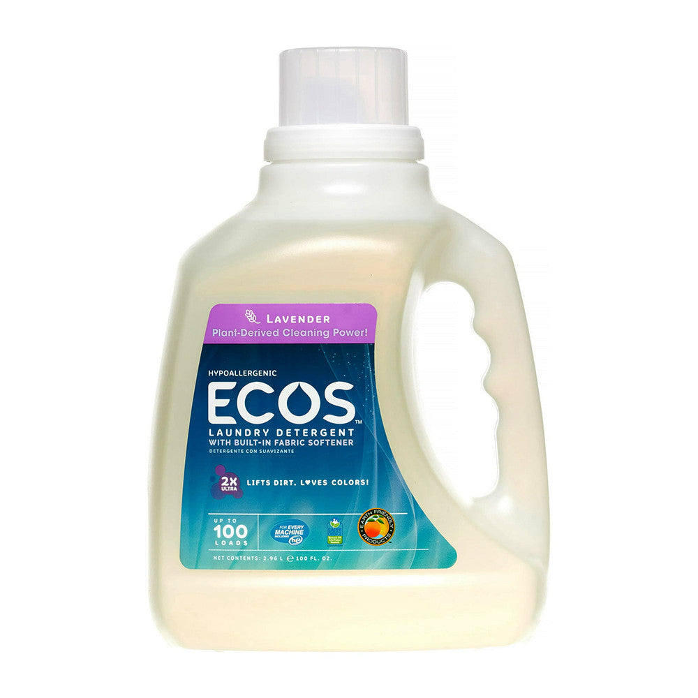 ECOS Hypoallergenic Laundry Detergent, Lavender 100 loads, 100 Oz