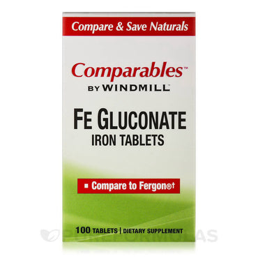 Windmill Fe Gluconate 239 Mg Comaparables Tablets - 100 Ea