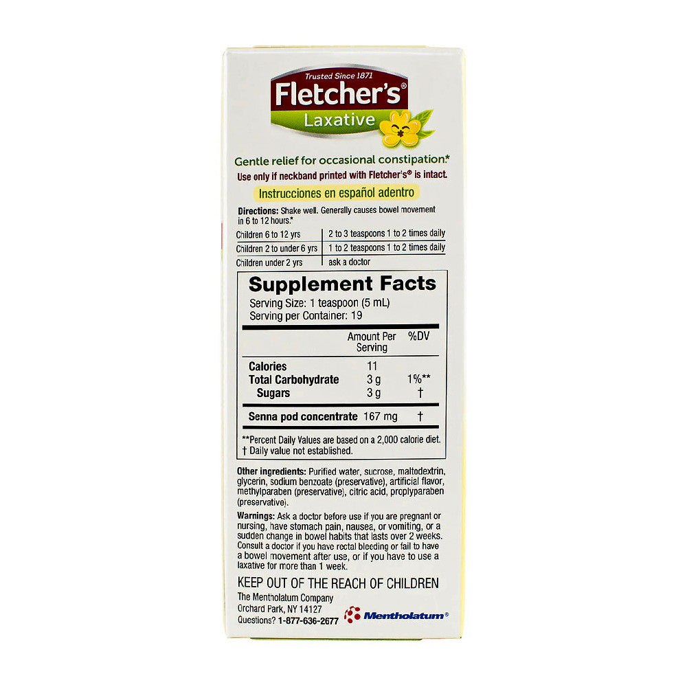 Fletchers Gentle Laxative For Kids, Root Beer, 3.25 Oz