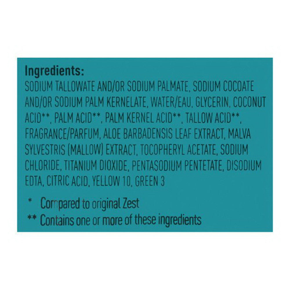 Zest Refreshing Bath Bar Soap, Aqua Soap 3 Ea - 4 Oz
