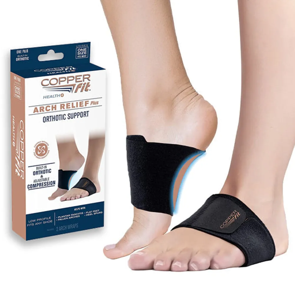 Copper Fit Arch Relief Compression Band, 1 Pair