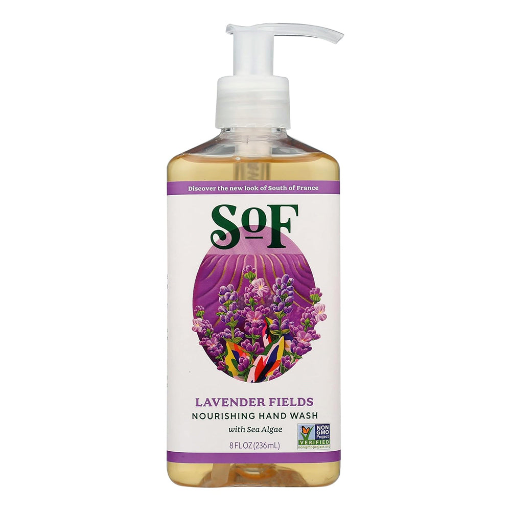 South of France Lavender Fields Nourishing Hand Wash Infused with Calming Essence 8Oz (236ml)