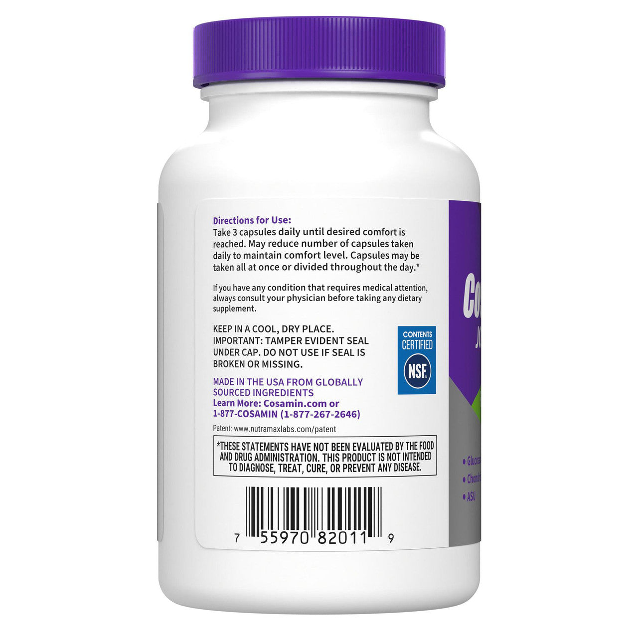 Cosamin ASU Active Lifestyle Capsules, For Joint Health - 90 ea