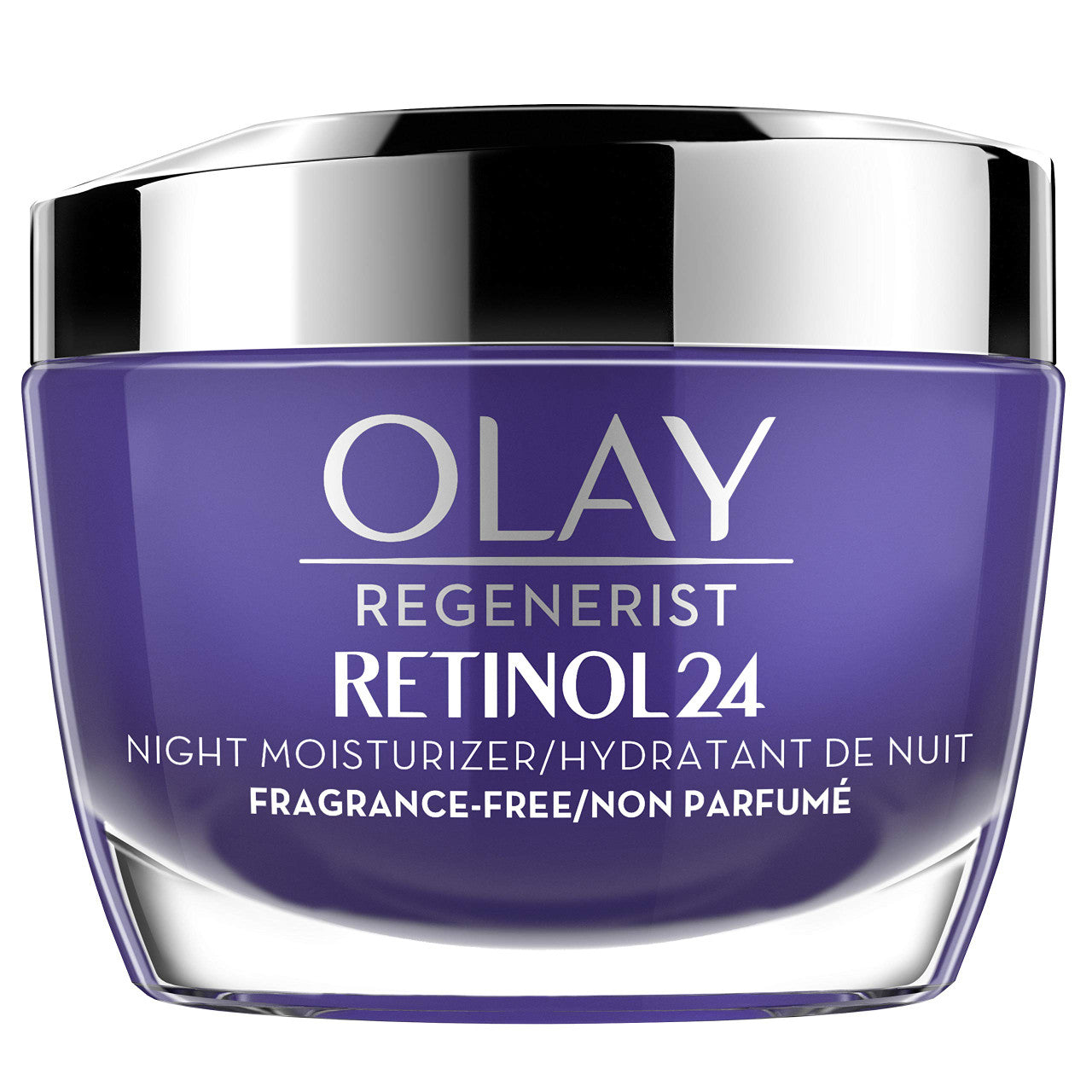 Olay Regenerist Retinol 24 Moisturiser Night Cream, Fragrance Free, 1.7 Oz