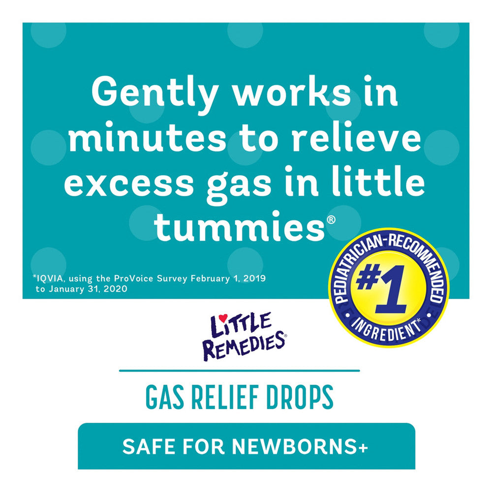 Little Tummys Gas Relief Drops For Safe, Gentle Relief Of Gas Discomfort - 1 Oz