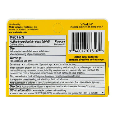 Vivarin Caffeine Alertness Aid Tablets - 16 Ea