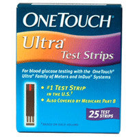 One Touch Ultra Fast Draw Design Test Strips - 25 Ea