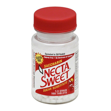 Necta Sweet Saccharin Sugar Substitute 0.25 Grain Tablets, 1000 Each