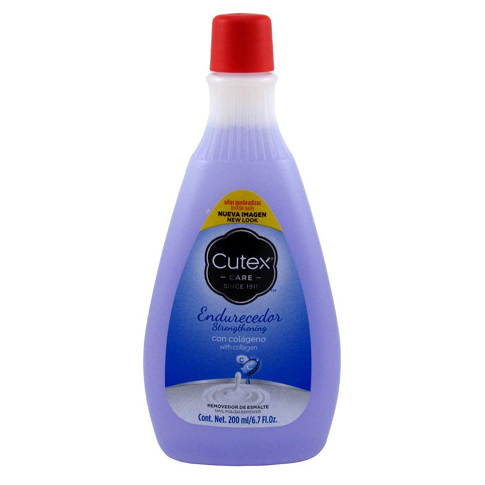 Cutex Polish Remover Strengthening Formula with Collagen 6.7Oz (200ml)