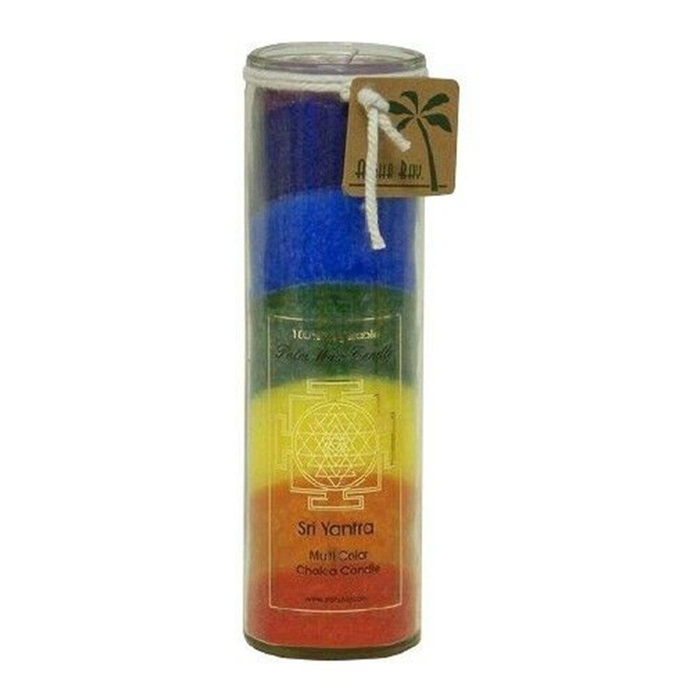 Aloha Bay Candle Pillar Rainbow Coconut, 1 Ea
