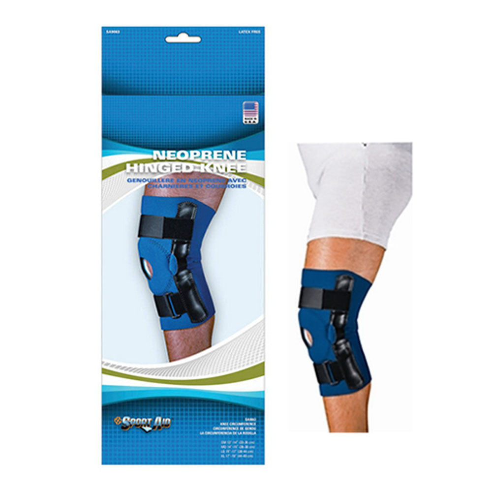 Sport Aid Hinged Knee Neoprene, Extra Large, 1 Ea