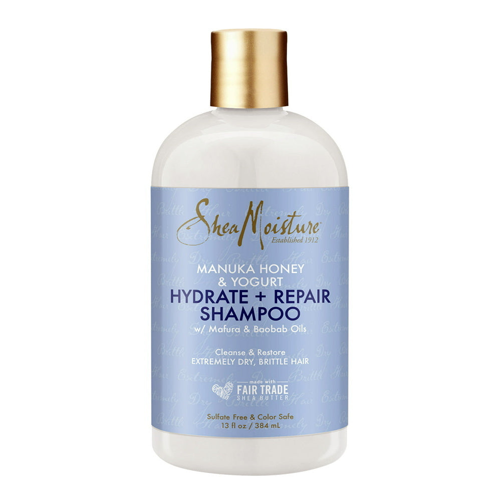 Shea Moisture Hydrate And Repair Shampoo for Damaged Hair, Manuka Honey And Shea Butter, 13 Oz