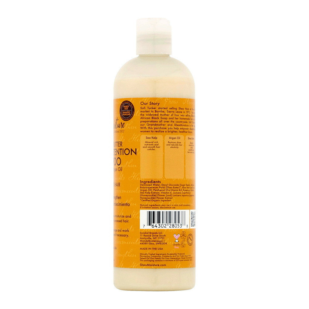 Shea Moisture Raw Shea Butter Moisture Retention Shampoo, 16 Oz
