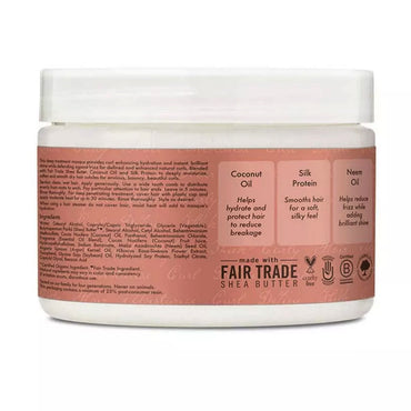 Shea Moisture Curls Hair Masque, Coconut And Hibiscus With Shea Butter, 12 Oz