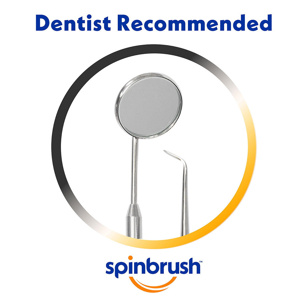 Spinbrush Charcoal Clean Battery Powered Electric Soft Toothbrush, Black, 1 Ea