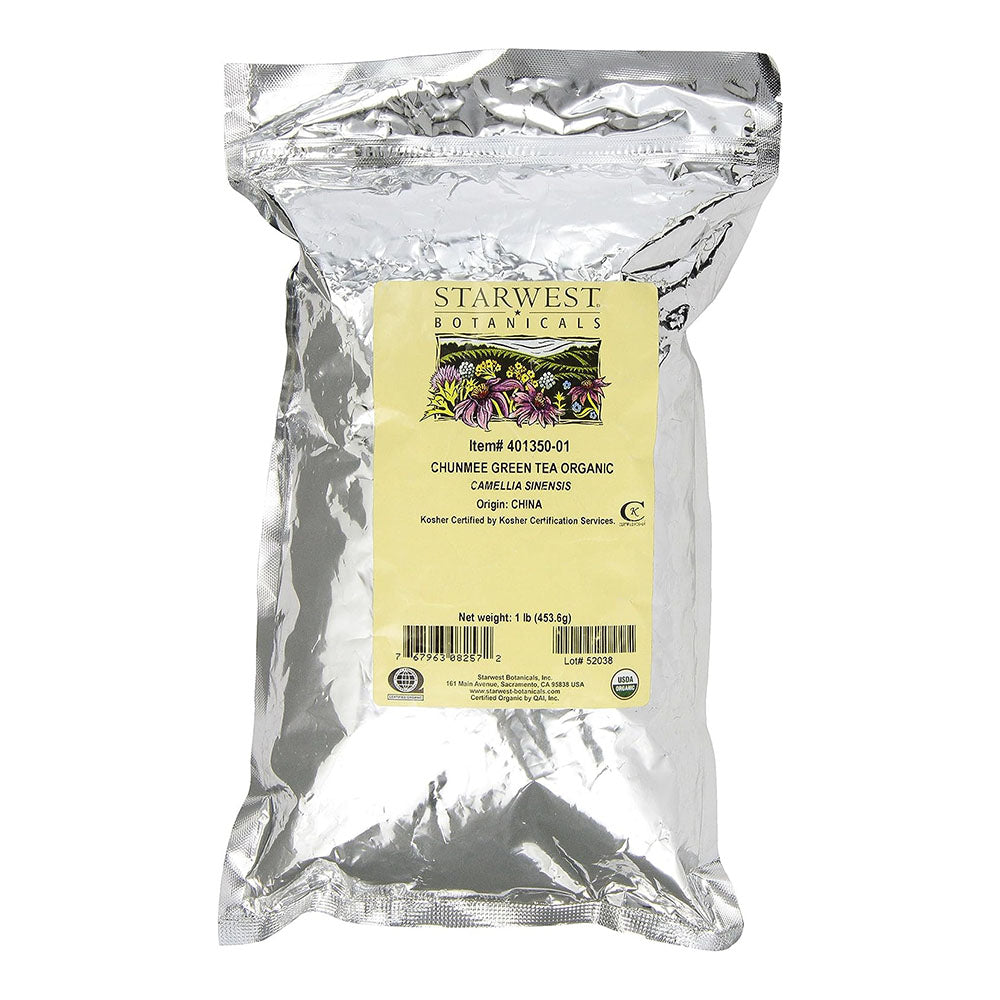 Starwest Botanicals Organic Chunmee Green Tea, 16 Oz
