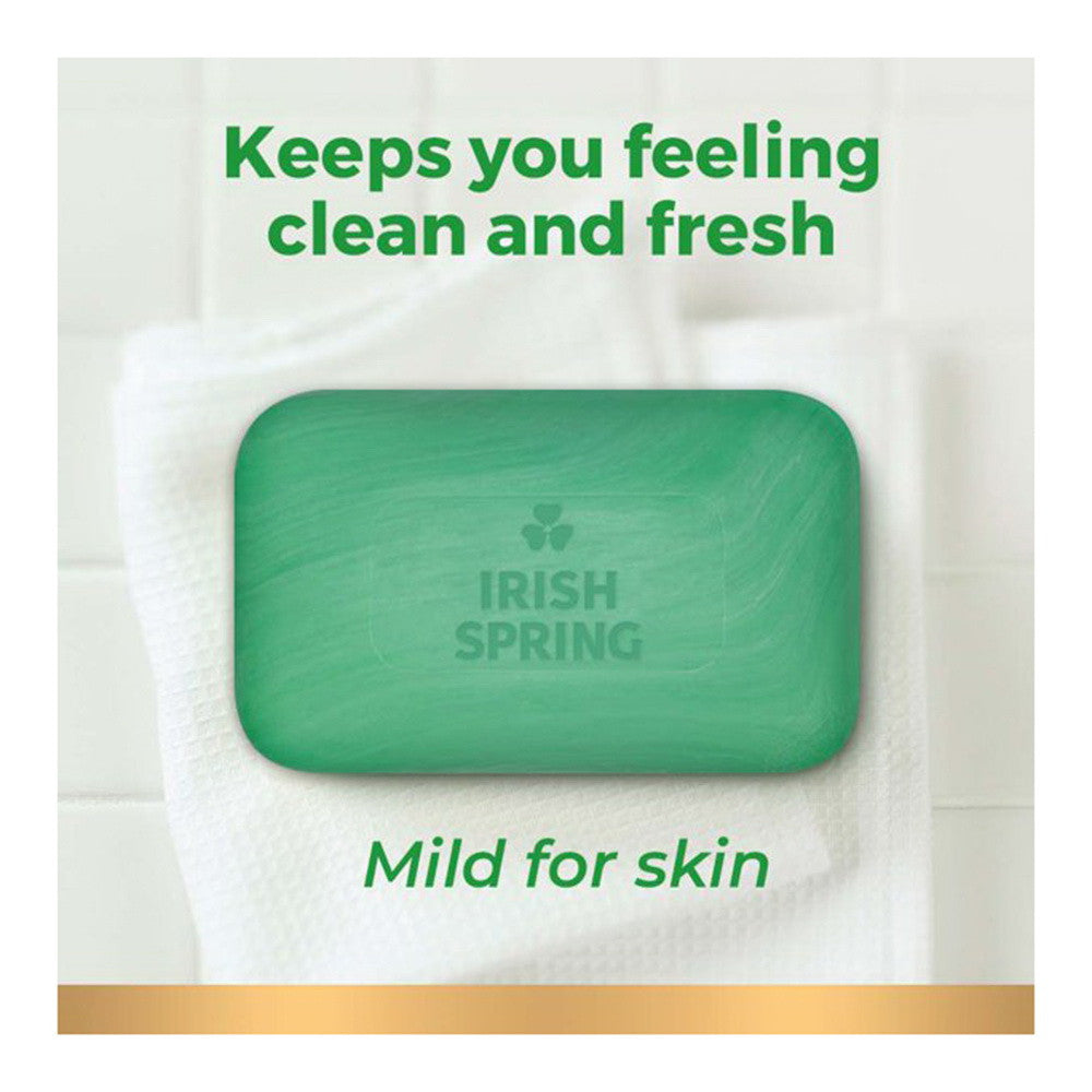 Irish Spring Aloe Mist Deodorant Bar Soap, 3.7 Oz, 3 Ea
