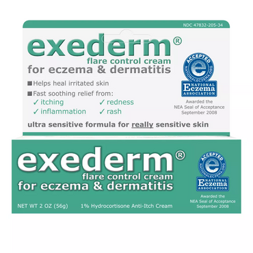 Exederm Flare Control Cream For Eczema And Dermatitis, 2 Oz