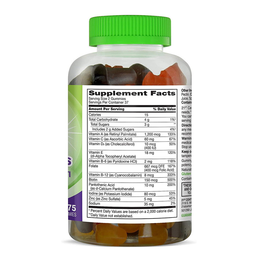 21St Century Vitajoy Adult Multivitamin Daily Vitamins And Minerals Gummies - 75 Ea