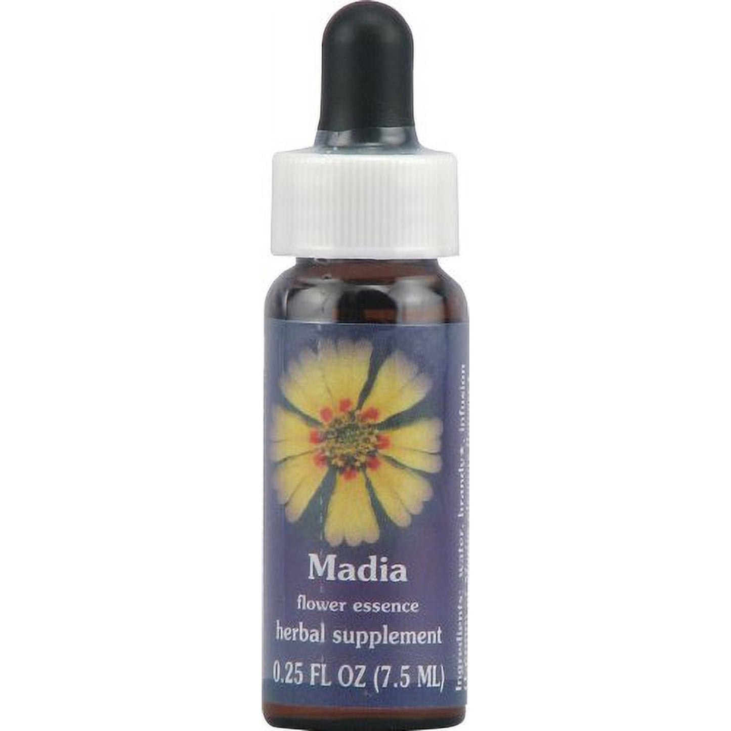 Flower Essence Madia Herbal Supplement Dropper - 0.25 Oz