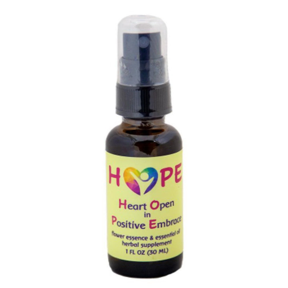 Flower Essence Hope Flourish Plus Formula Spray for Emotional Renewal and Inner Strength 1Oz (30ml)