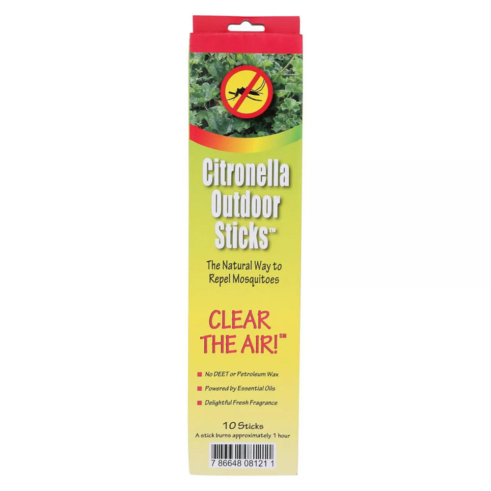Neem Aura Outdoor Citronella Sticks - 10 Ea
