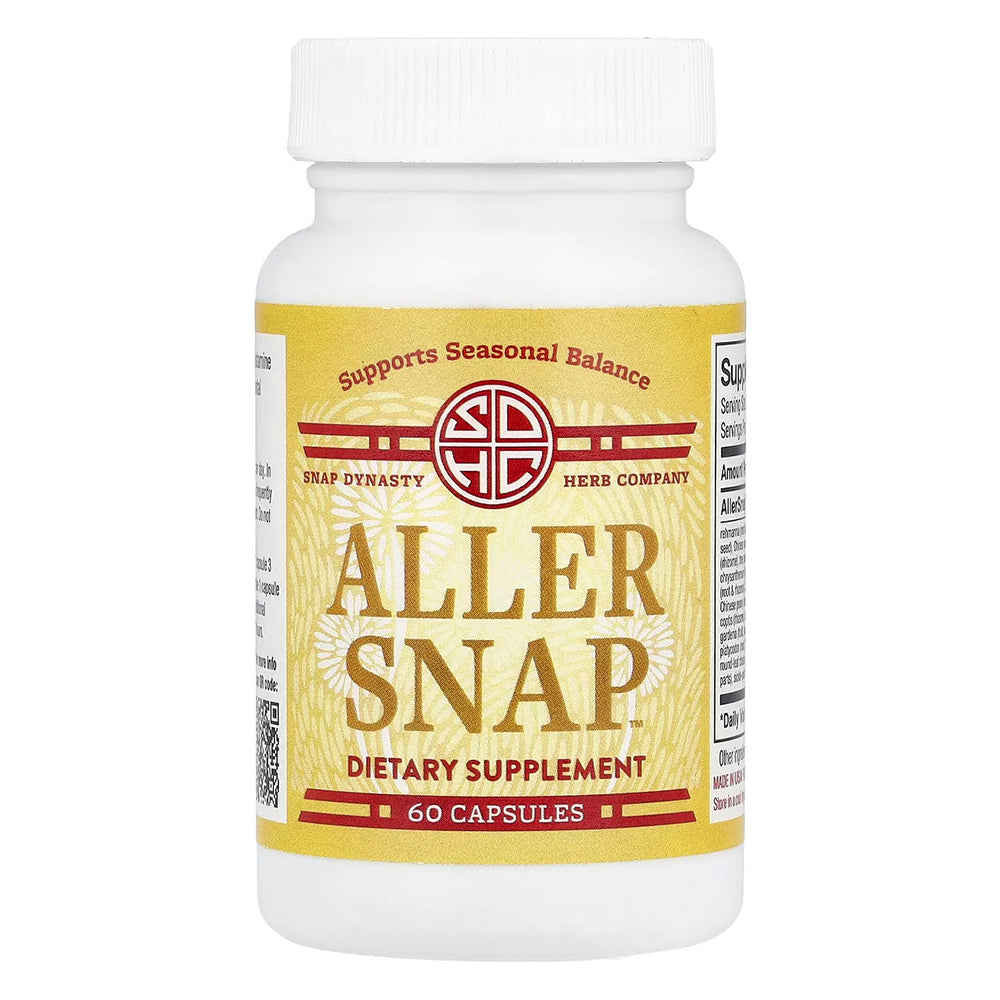 Snap Dynasty Aller Snap Capsules for Seasonal Allergy and Healthy Histamine Response Support 60Ea