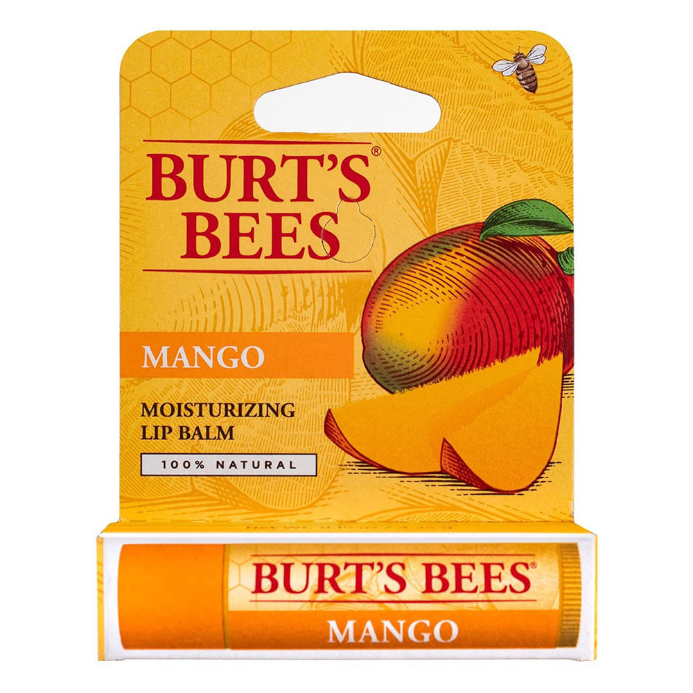 Burts Bees Mango Blast Lip Balm Moisturizing Tube 0.15Oz (4.25g)